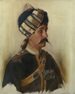 Risaldar Nadir Khan, 9th Bengal Lancers by Rudolf Swoboda