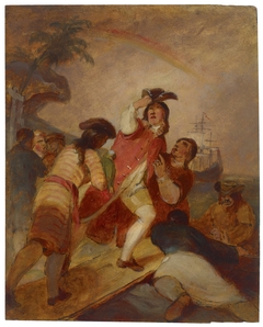Robinson Crusoe and His Man Friday Leave the Island by Thomas Sully