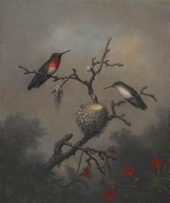 Ruby-throated Hummingbird by Martin Johnson Heade