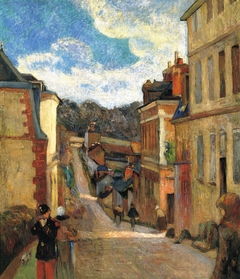 Rue Jouvenet in Rouen by Paul Gauguin