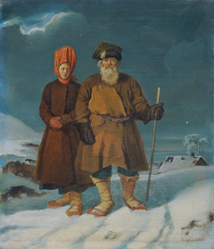 Russisches Bauernpaar by Matthias Ranftl