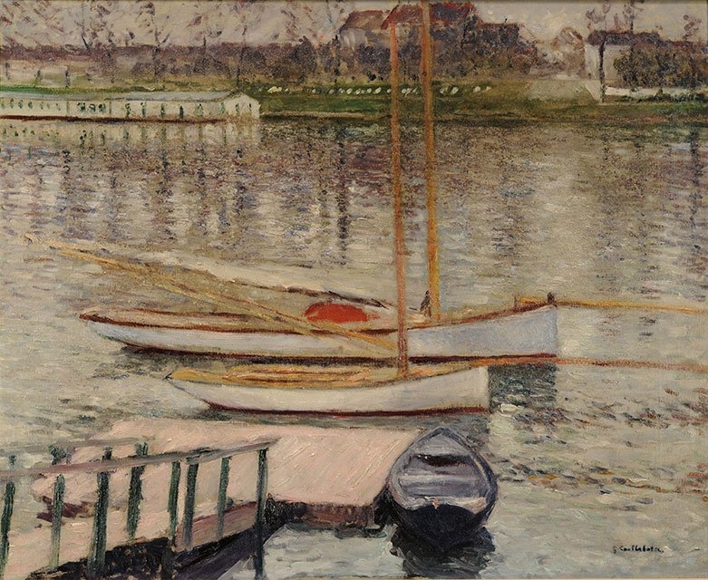 Sailboats at Anchor on the Seine, in Argenteuil