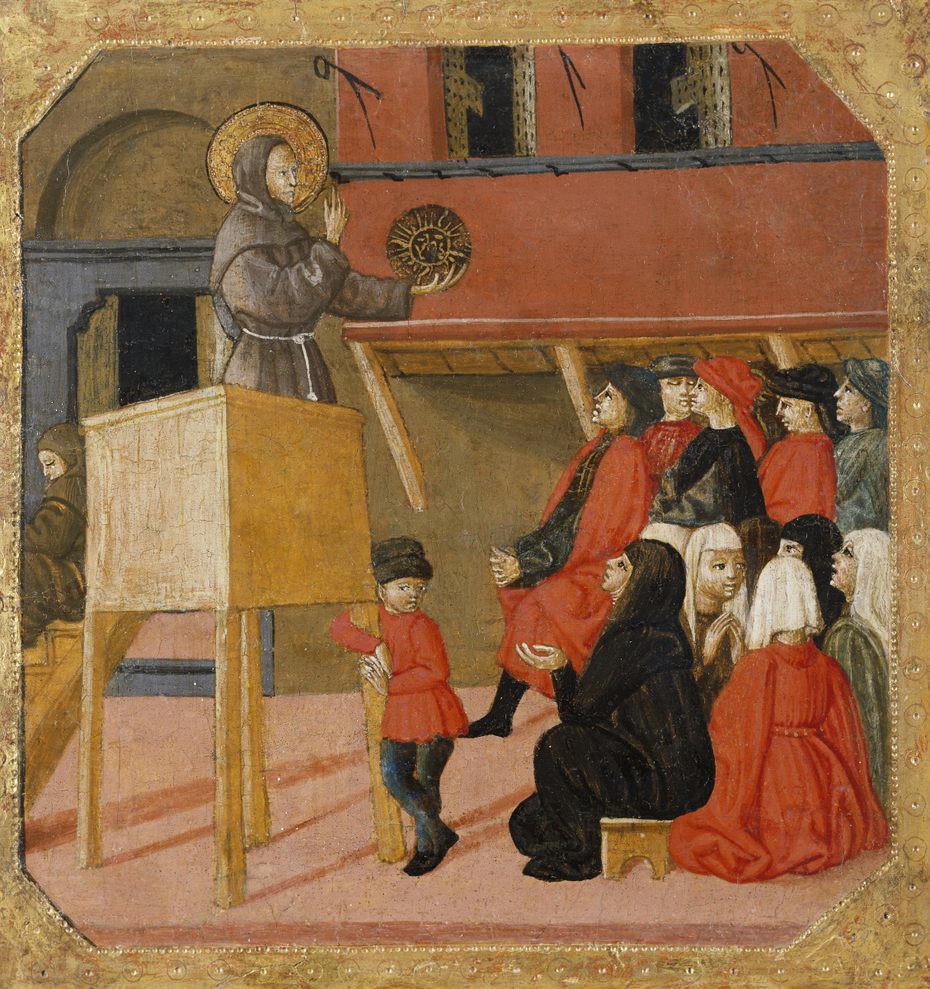 Saint Bernardino of Siena Preaching