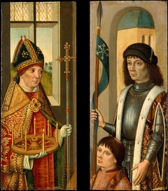 Saint Donatian; Saint Victor Presenting a Donor by Anonymous