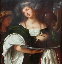 Salome with the head of John the Baptist by Girolamo Romanino