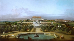 Schloss Hof, Garden Side by Bernardo Bellotto