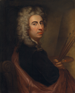 Self-portrait of Marcellus Laroon the Elder by Marcellus Laroon