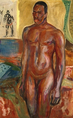 Standing Naked African