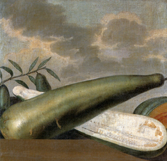 Still-life of slender gourds by Albert Eckhout
