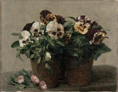 Still Life: Pansies and Daisies by Henri Fantin-Latour