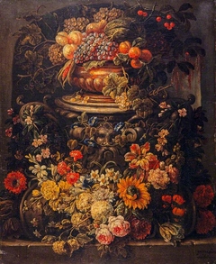 Still-life with Fruit and Flowers