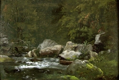 Stream in the Liebethaler Grund by Johan Christian Dahl