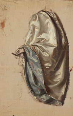 Study of a Lady with a Lute's Robe. Study to the Painting "Upbringing of Sigismund Augustus"