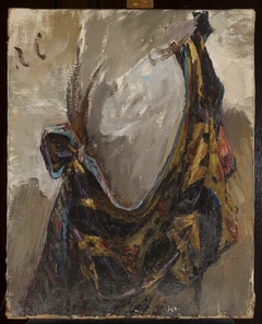Study of drapery for the prostitute in the painting “East” by Jan Ciągliński