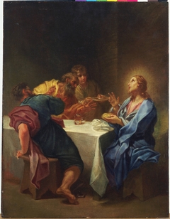 Supper at Emmaus by Benedetto Luti
