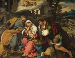 The Adoration of the Shepherds by Bonifazio Veronese