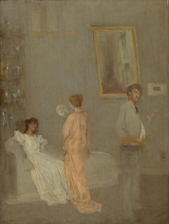 The Artist in His Studio by James Abbott McNeill Whistler