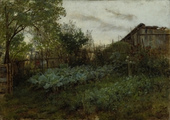 The Back Garden by Adolph von Menzel