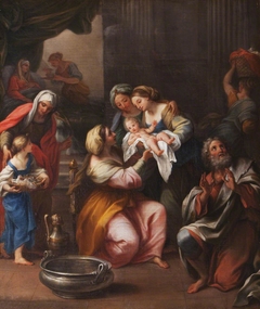 The Birth of the Virgin by Giuseppe Bartolomeo Chiari