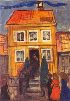 The Coffin is Carried Out by Edvard Munch