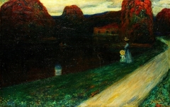 The evening. by Wassily Kandinsky