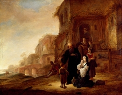 The Expulsion of Hagar by Jacob Willemsz de Wet