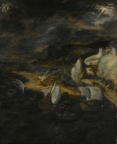 The Fall of Lucifer by Herri met de Bles