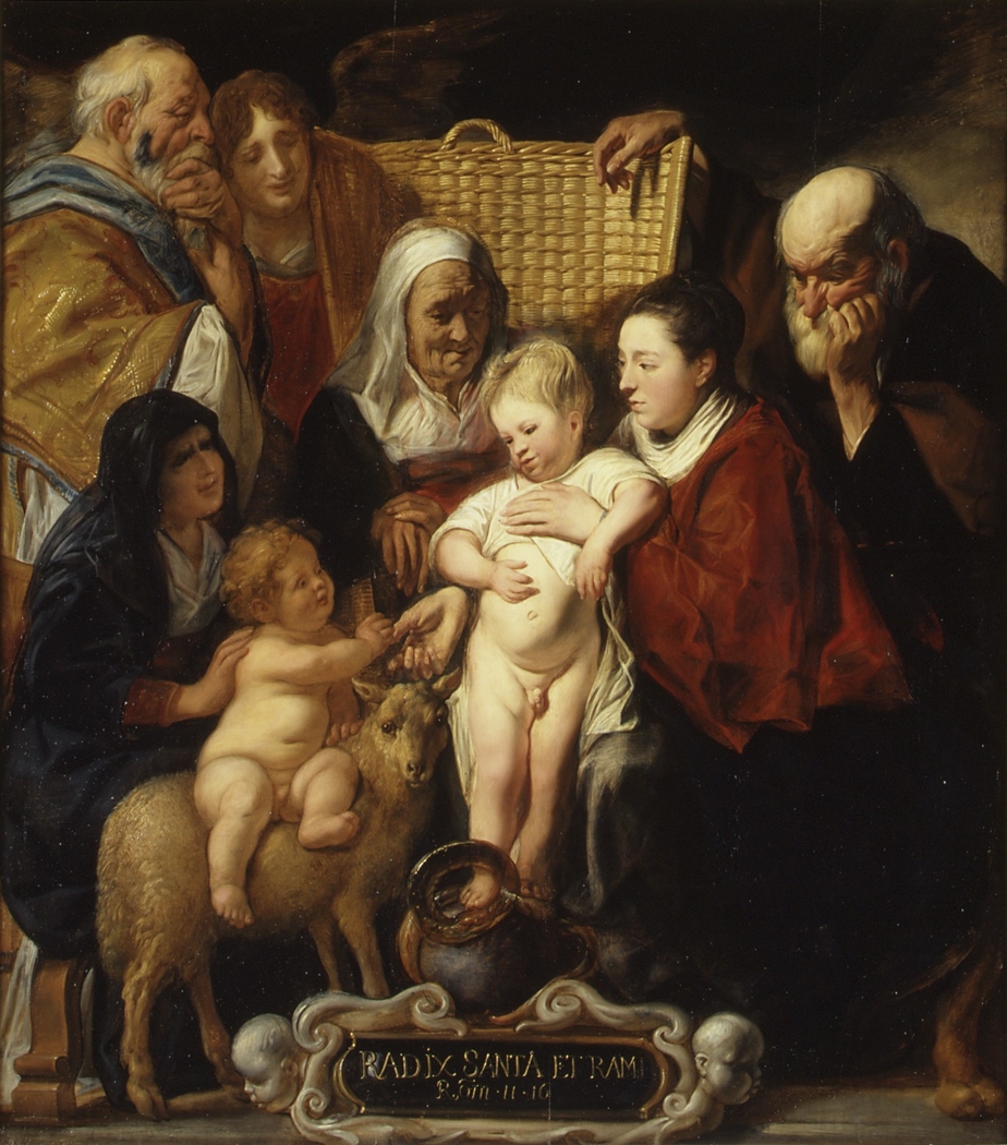 The Holy Family with Saint Anne and the Young Baptist and His Parents