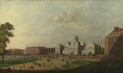 The Horse Guards by Attributed to the school of Samuel Scott