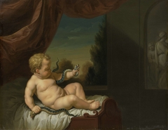 The Infant Hercules with a Serpent by Pieter van der Werff