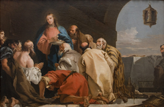 The Institution of The Eucharist by Giovanni Domenico Tiepolo