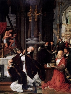 The Mass of Saint Gregory by Adriaen Isenbrandt