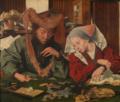 The Moneychanger and His Wife by Marinus van Reymerswaele