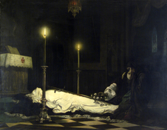 The Mourning of László Hunyadi by Viktor Madarász