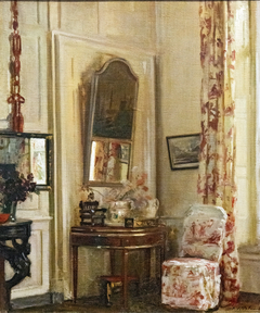 The pink living room by Jacques-Émile Blanche