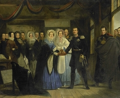 The Princess of Orange Receiving Alexander II (1818-1881), Grand Duke and Heir to the Throne of Russia, in the Czar Peter's House in Zaandam, 17 April 1839