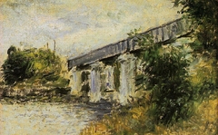 The Railway Bridge at Argenteuil by Claude Monet