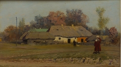 The rural landscape by Opanas Slastion