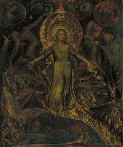 The Spiritual Form of Pitt guiding Behemoth by William Blake