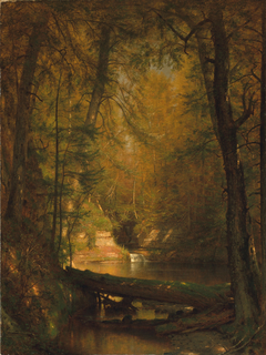 The Trout Pool by Worthington Whittredge