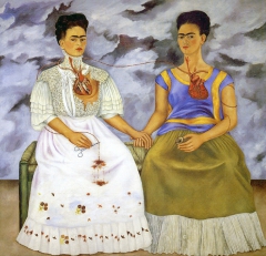 The Two Fridas (Las dos Fridas) by Frida Kahlo