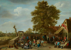 The Village Fair by David Teniers the Younger