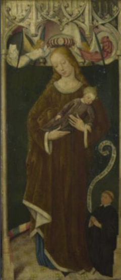 The Virgin and Child with a Donor by Master of Liesborn