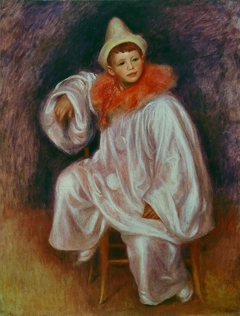 The White Pierrot by Auguste Renoir
