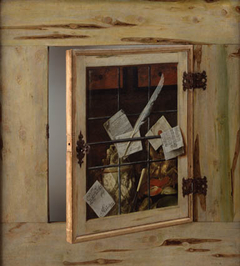 Trompe l'Oeil. A Cabinet of Curiosities with an Ivory Tankard