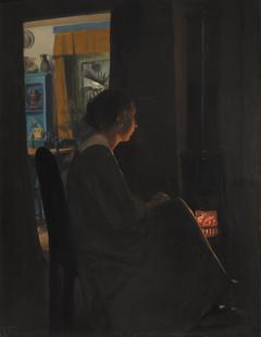 Twilight. The Artist's Wife by Laurits Andersen Ring