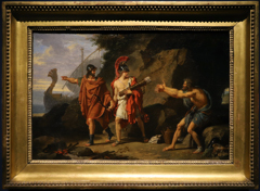 Ulysse et Néoptolème enlevant à Philoctète les flèches d'Hercule (esquisse) by François-Xavier Fabre