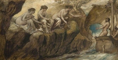 Ulysses And The Sirens by Edward Calvert