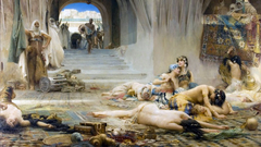 Vae Victis! The Sack of Morrocco by the Almohades, Woe to the Vanquished by Arthur Hacker