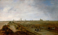 View of Ostend by Robert van den Hoecke